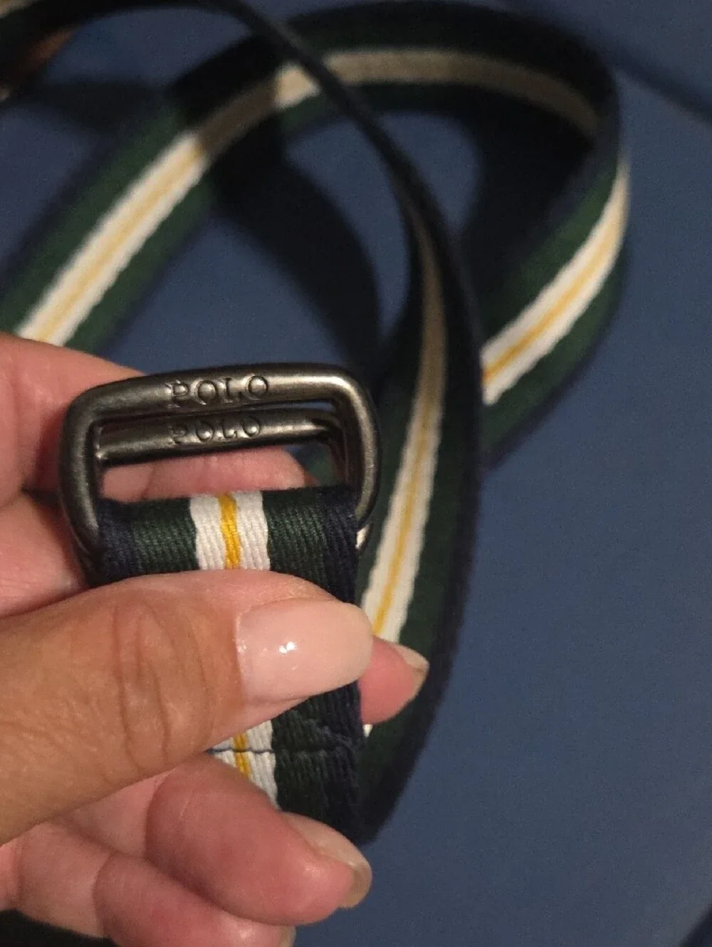 3 Belts.  2 Brown Boys Belts, A Canvas Polo Belt And Black Suspenders.